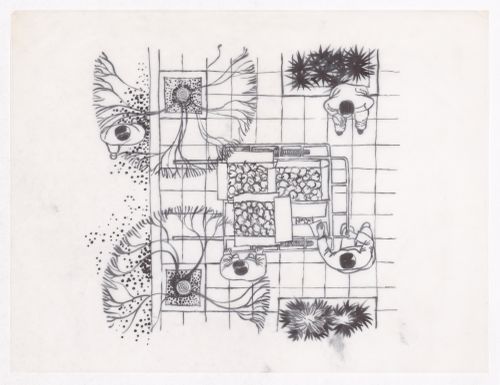 Illustration showing the traditional living patterns for the Sichuan housing project for "Housing a Billion: Urban Upgrading: Design Ideals for Rural China" publication