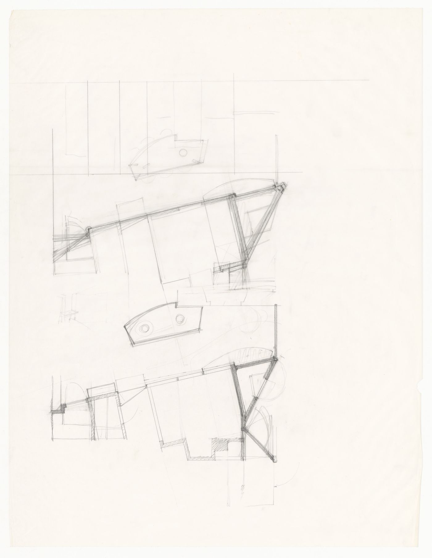 Sketches for Casa Dragone e Paggi, Milan, Italy