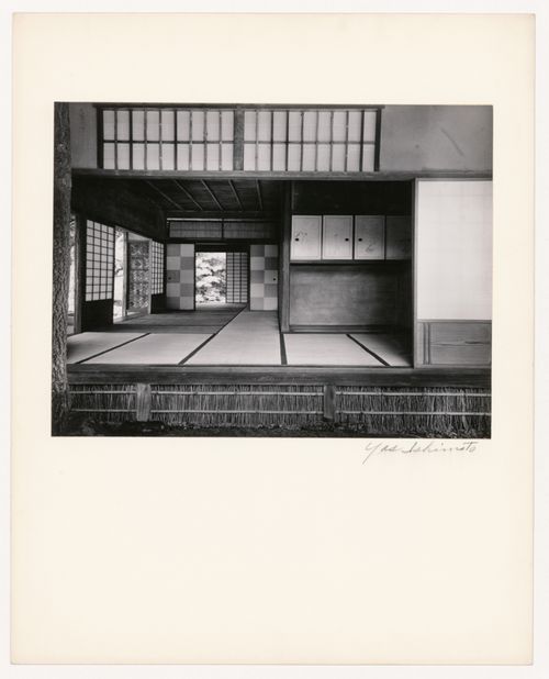 Interior view of the First Room of the Shokintei showing the Second Room in the background, Katsura Rikyu (also known as Katsura Imperial Villa), Kyoto, Japan