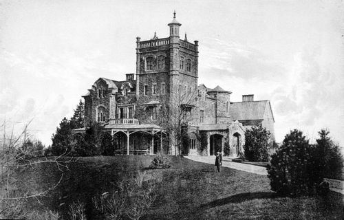 Plate from album ''Villas on the Hudson. A Collection of Photolithographs of Thirty-one Country Residences''