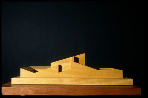 View of model for Habitação Dr. Júlio Gesta, Matosinhos, Portugal