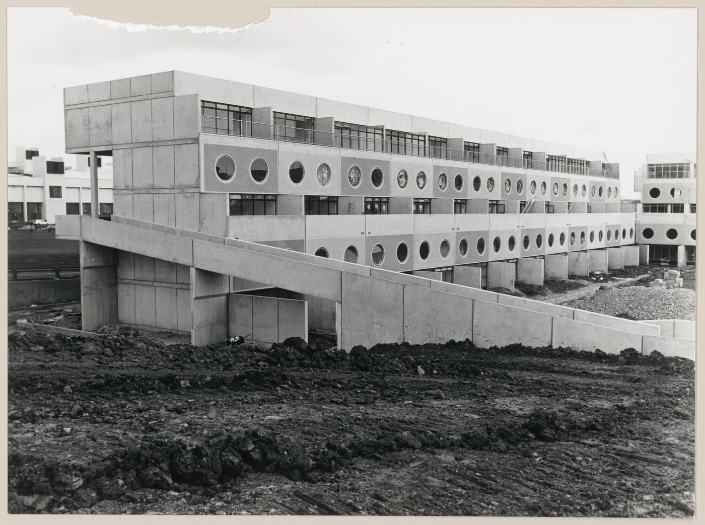 View of Southgate Housing Phases I and IA building site, Runcorn, England