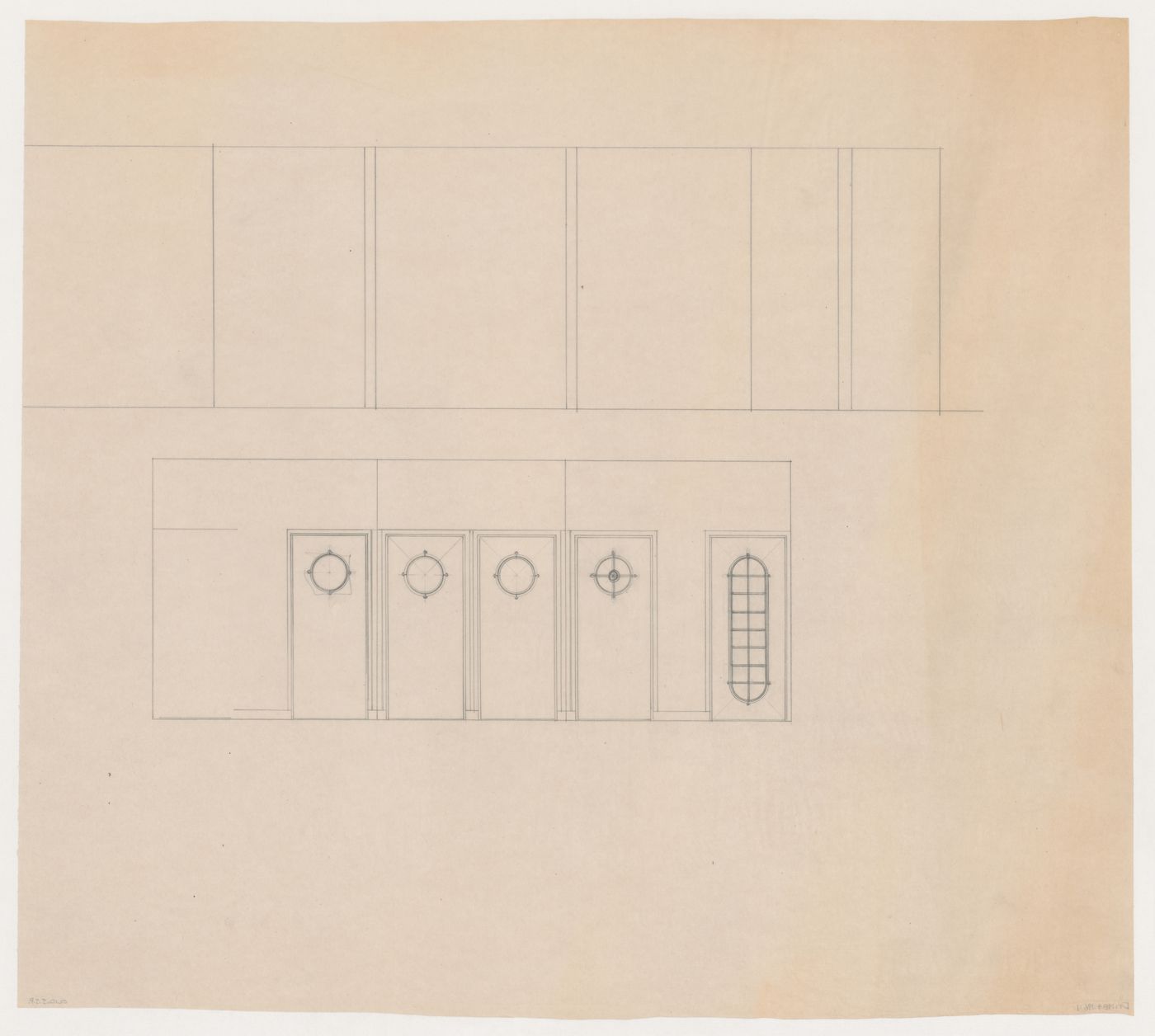 Door elevations for Olveh mixed-use development, Rotterdam, Netherlands