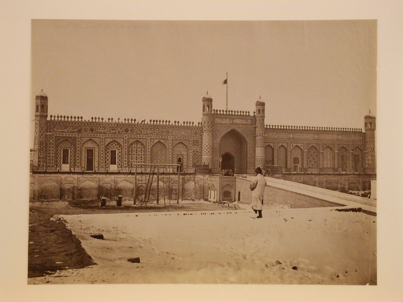 Entrance and façade of the palace of Emile, Bukhara, Uzbekistan, former Soviet Union