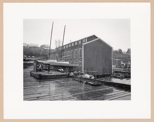 Shipbuilding sheds, Scotia Trawler Equipment Ltd., Lunenburg, Nova Scotia, from the series The Forms of Canadian Industrial Architecture