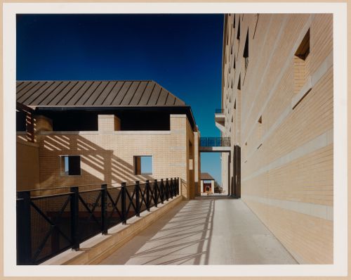 View of an external passageway, Mississauga Civic Centre, Mississauga, Ontario