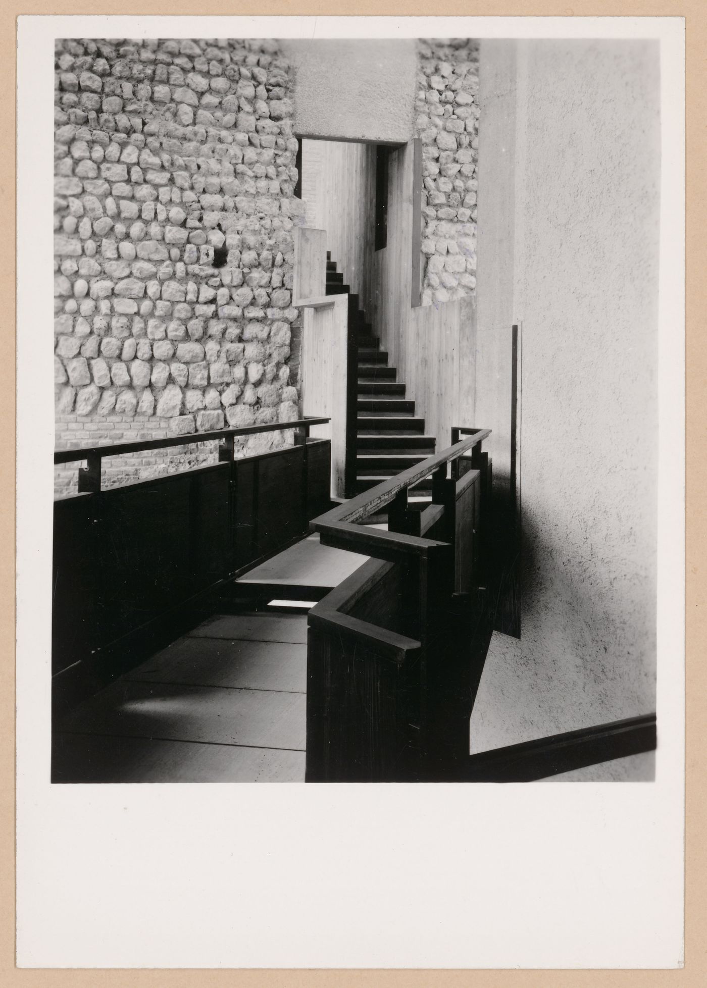 View of a walkway and a staircase, Museo di Castelvecchio, Verona, Italy