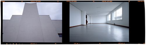 Negatives of built project, Edifício de Escritórios Ferreira de Castro, Oliveira de Azeméis, Portugal