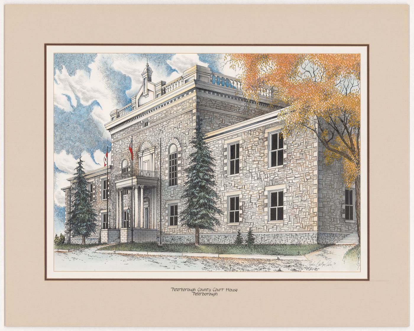 Peterborough County Court House, Peterborough, from Court Houses in Ontario