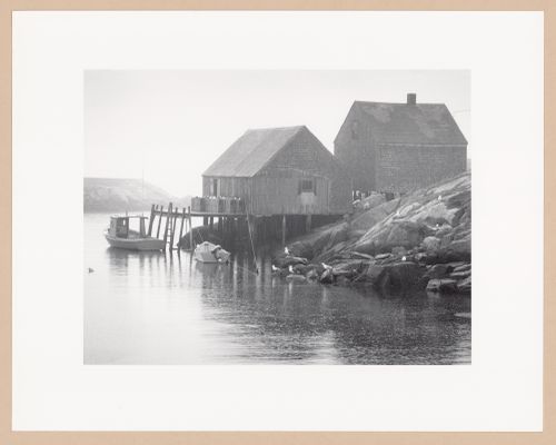Fishing huts, Peggy's Cove, Nova Scotia, from the series The Forms of Canadian Industrial Architecture