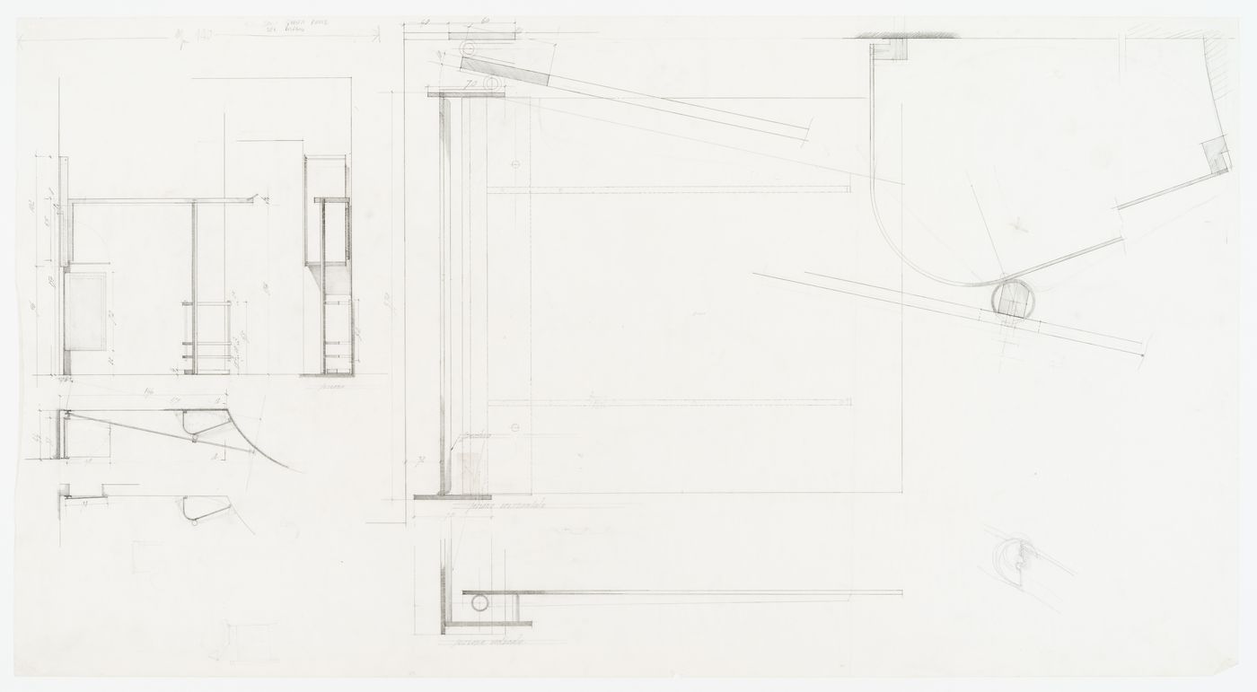 Details of the coat rack for Casa Insinga, Milan, Italy