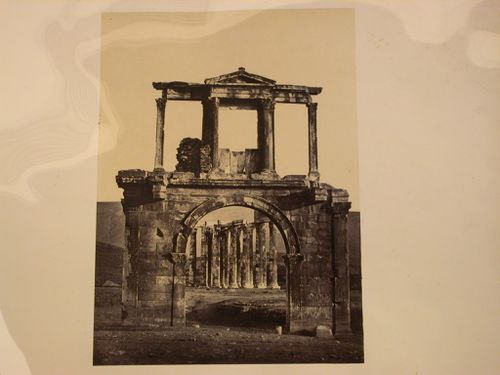 View of Arch of Hadrian, Athens, Greece