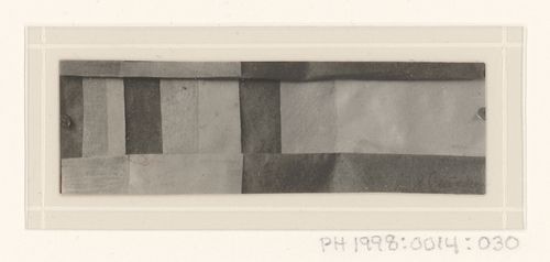 Photograph of a student model on the topic "Partial Division of Surface (Vertical and Horizontal, Relief and Shade)" for the "Space" course at the Vkhutemas (Higher State Artistic Technical Studios), Moscow