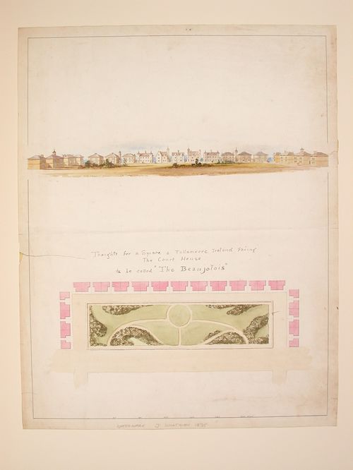 Square at Tullamoore, 1835