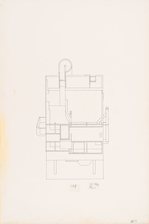 Axonometric for Bernstein House