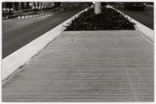 Close-up view of a sidewalk, Italy, from the series "Con la code del occhio 93-94 II/III"