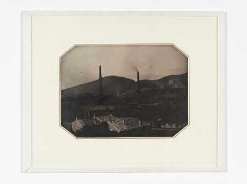 View of steelworks, Decazeville, Aveyron, France