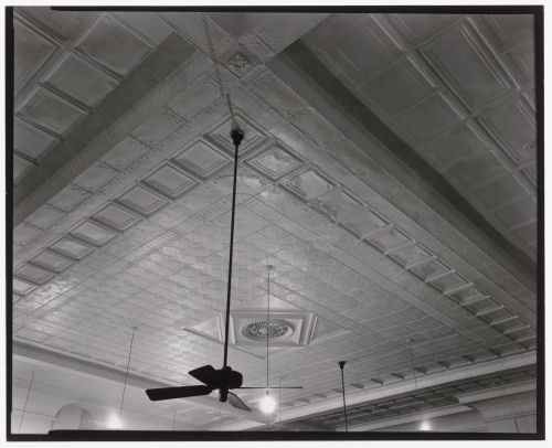Pressed-metal ceiling, Pike County Court House, Zebulon, Georgia, United States