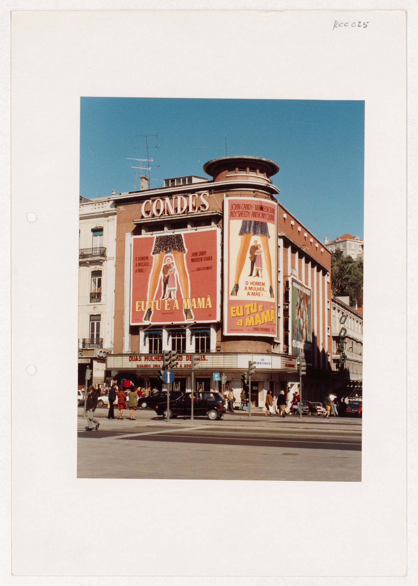 View of front facade of Remodelação do Cinema Condes, Lisbon, Portugal