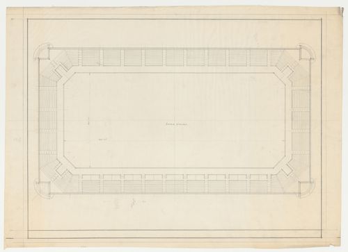 Plan, Aréna, Université de Montréal, Montréal, Canada (1925)