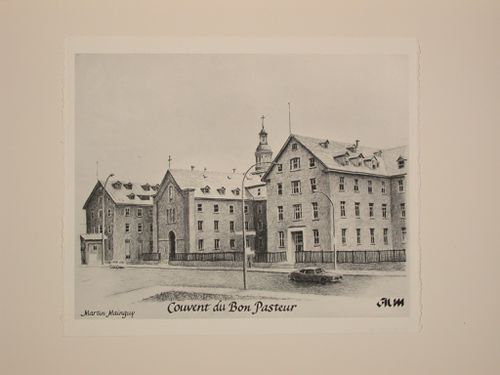 View of Couvent du Bon Pasteur from Sherbrooke St., Montréal