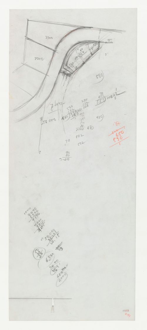Swedenborg Memorial Chapel, El Cerrito, California: Detail for grading plan