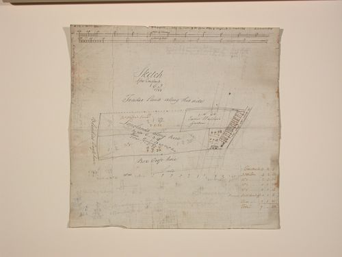 Site plan for the Croft of Longlands