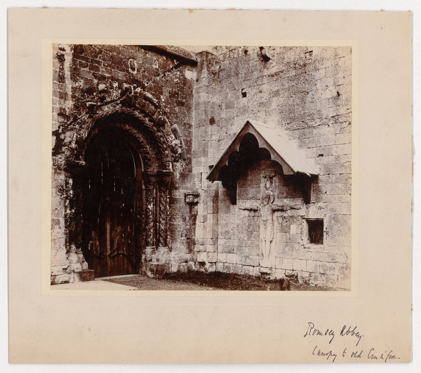 View of the Romsey Rood, Romsey Abbey, Romsey, Hampshire, England