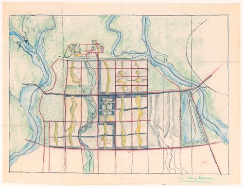 Site plan, Chandigarh, India