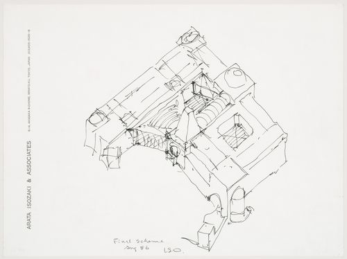 Perspective view from above for the Brooklyn Museum master plan, fourth phase