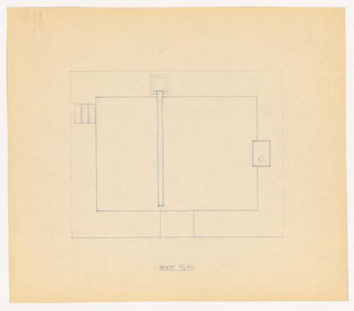 Roof plan for Northern New York House