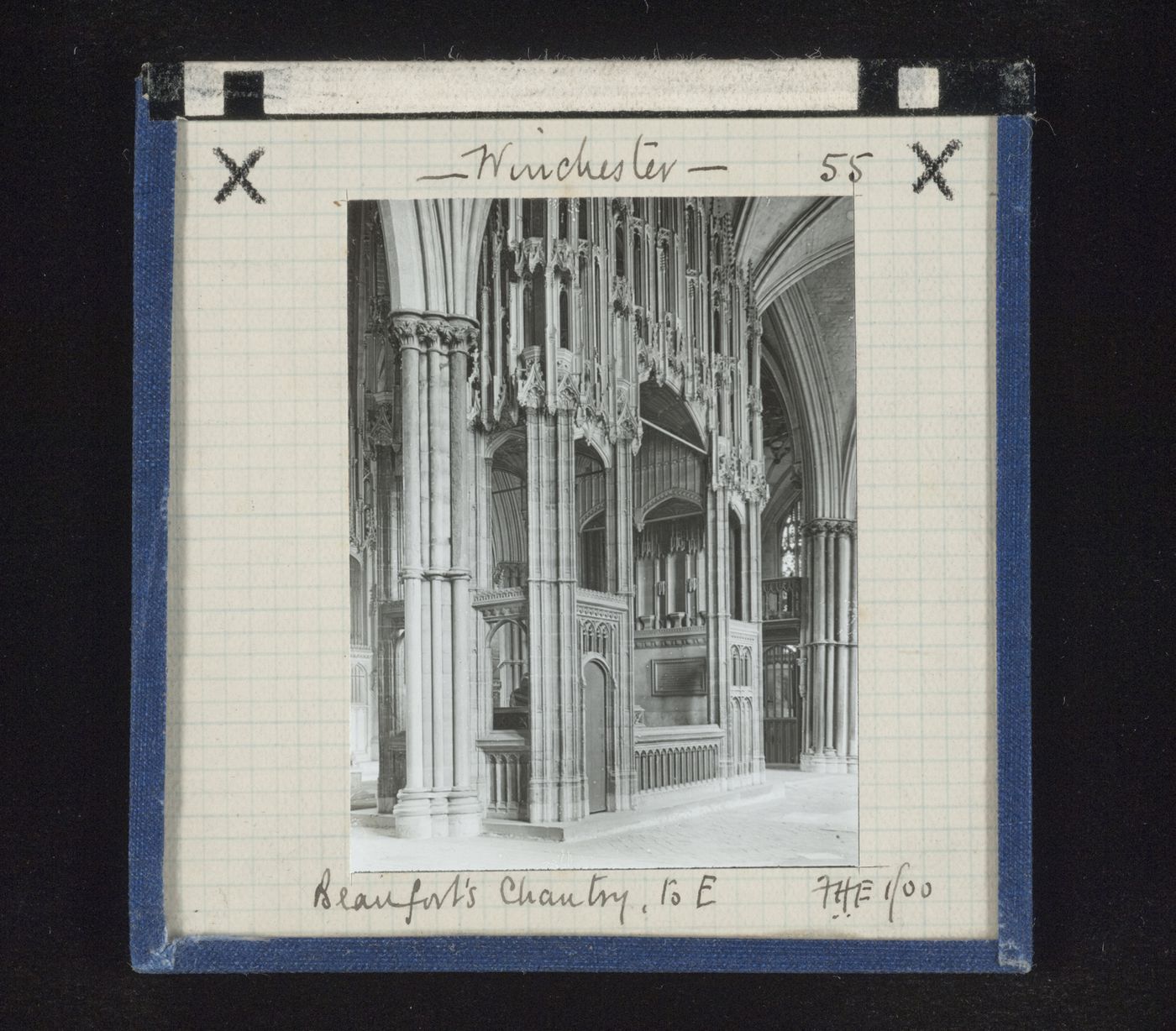 View of chantry of Bishop Beaufort to east, Winchester Cathedral, Winchester, Hampshire, England