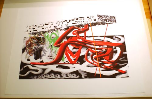 Conceptual Composition for the Ontario College of Art and Design addition (OCAD), Toronto