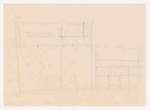 Sketch plan, probably for the Gymnasium