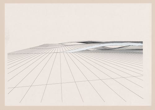 Perspective for Yokohama International Ferry Port Terminal