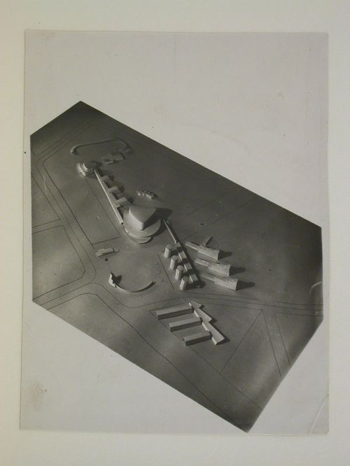 Photograph of a model for a zoo, Krasnaia Presnia Street, Moscow