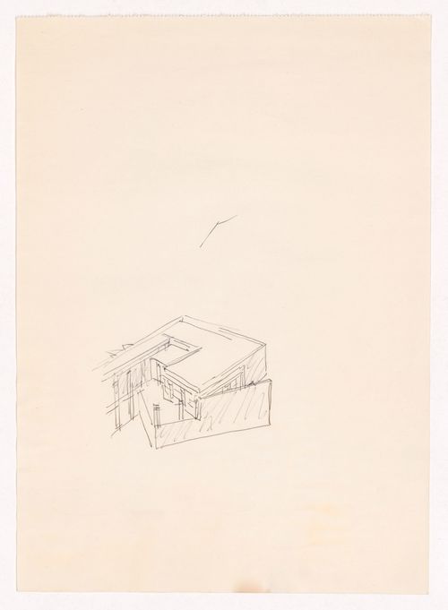 Sketch axonometric view for Escola Paula Frassinetti, Porto, Portugal