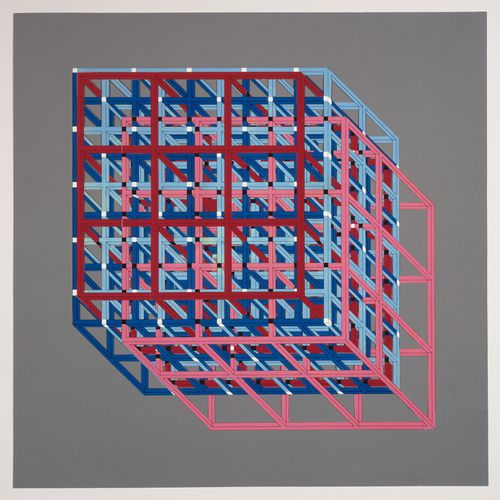 House VI, Cornwall, Connecticut: axonometric