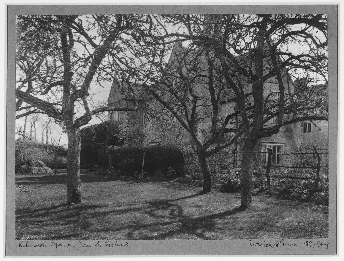 Kelmscott Manor: From the Orchard, Oxfordshire, England