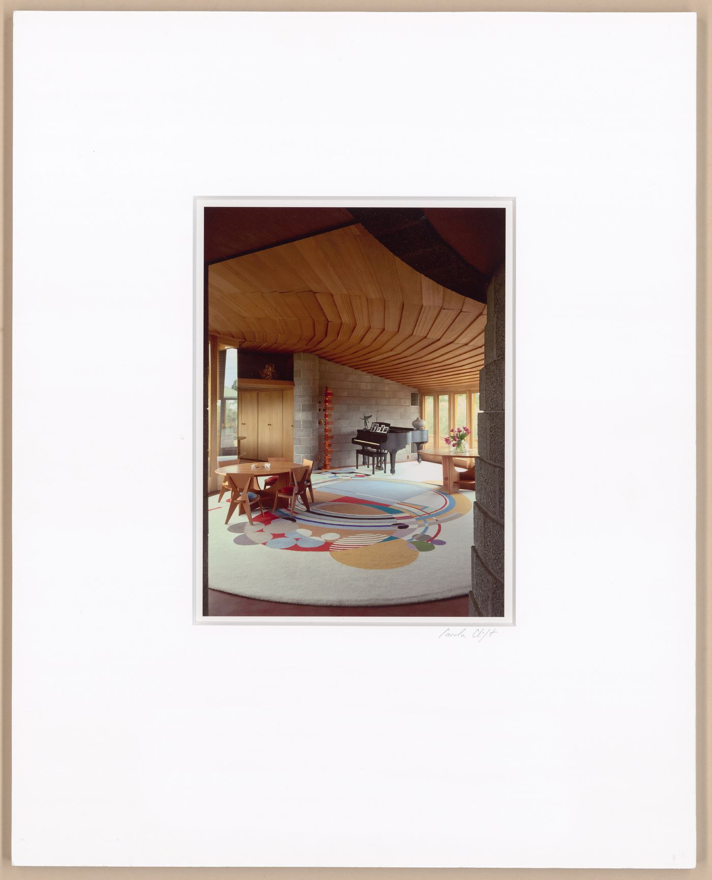 Entrance, main room, from the series The David and Gladys Wright House