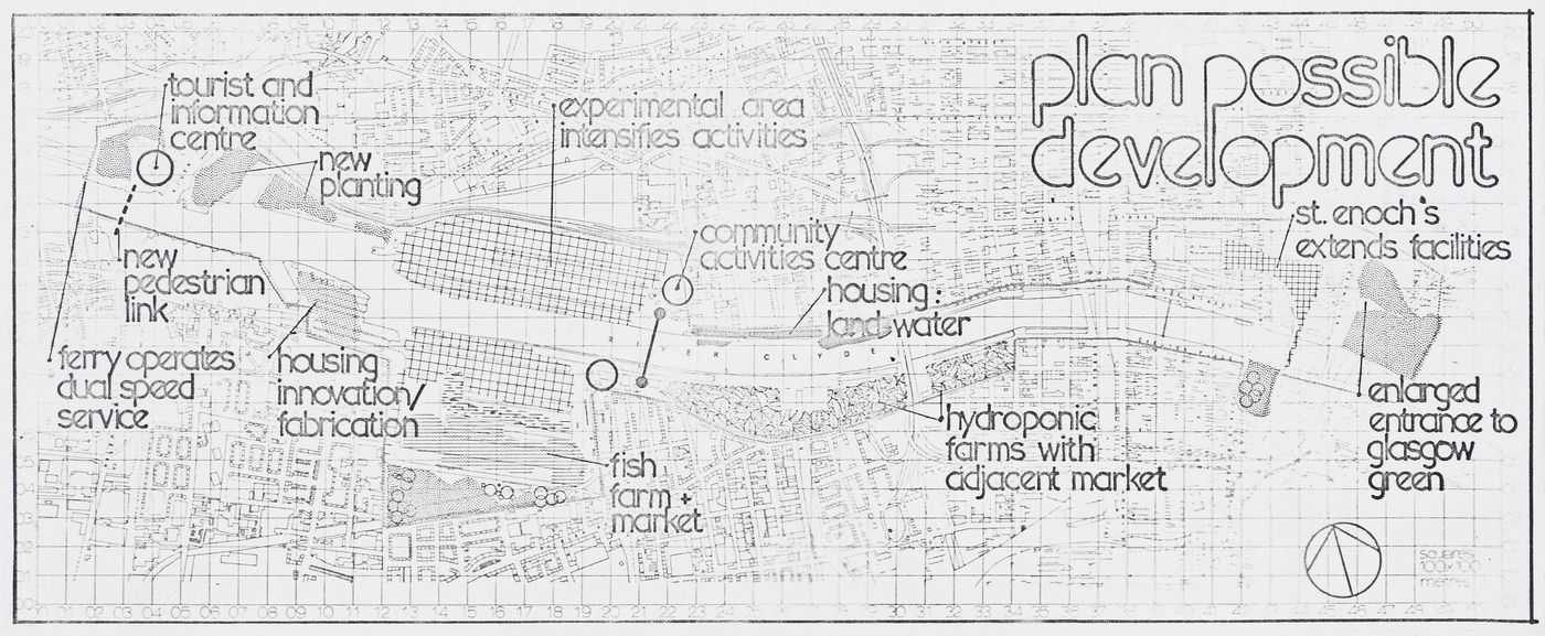 River Clyde Ideas Competition: plan for possible development