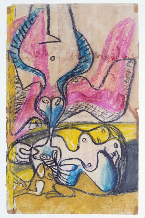 Photograph of a painting by Le Corbusier