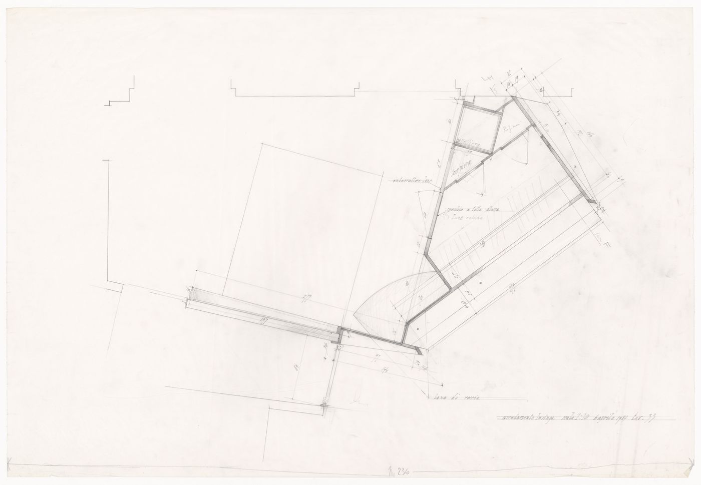 Plan for Casa Insinga, Milan, Italy