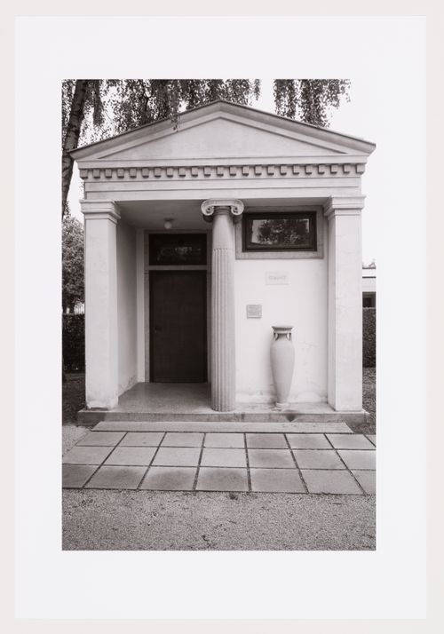 Entrance to St. John Chapel, Zale Cemetery, Ljubljana, Slovenia