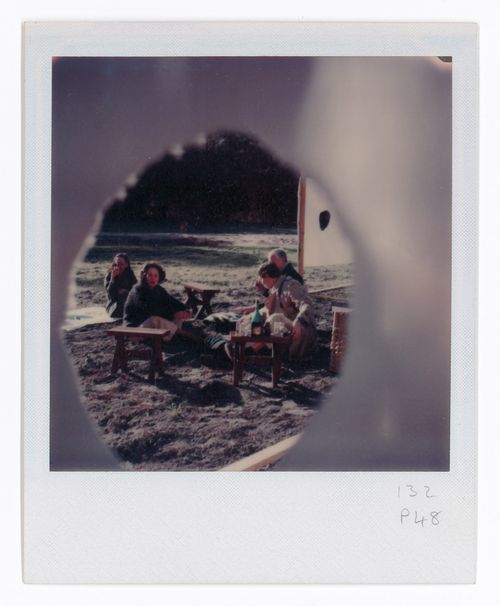 Generator project, White Oak Plantation, Yulee, Florida: group portrait taken from inside a mock-up