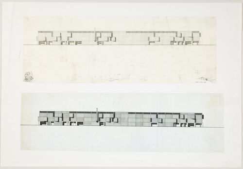 Steel Mill Cladding, Wales: elevations