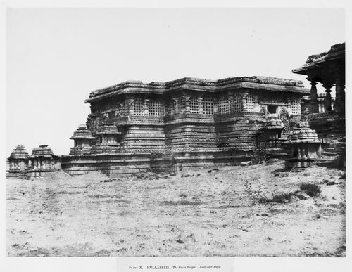 The Temple at Hullabeed, Pavillion [sic] in the Center of the East Front.