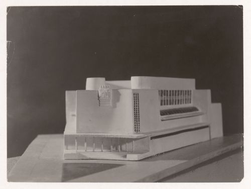 View of a model for an unidentified project