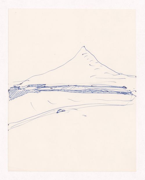 Sketch perspective for Restaurante Pico do Areeiro, Madeira, Portugal