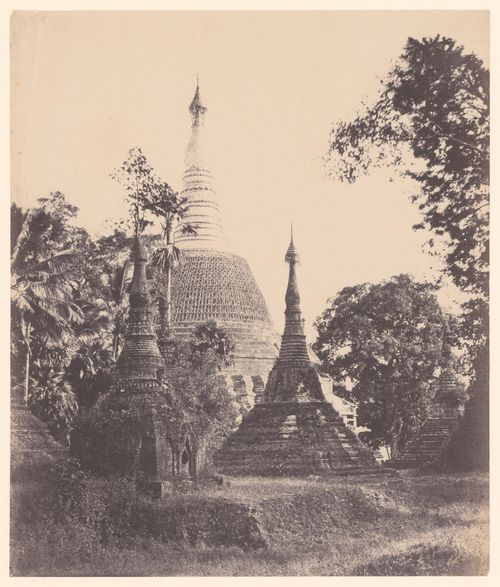 Rangoon.  Near View of the [Shwe Dagon] Pagoda.